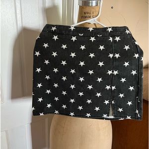 July 4th Denim mini skirt